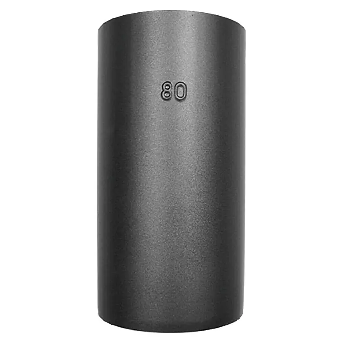 Ofenrohr - Ø x L: 120 x 250 mm, Wandstärke: 0,6 mm, Schwarz