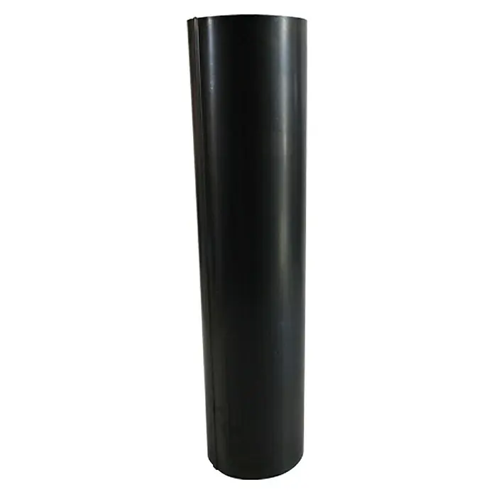 Dimovodna cijev - Ø x D: 150 x 500 mm, Debljina stijenke: 0,6 mm, Crne boje