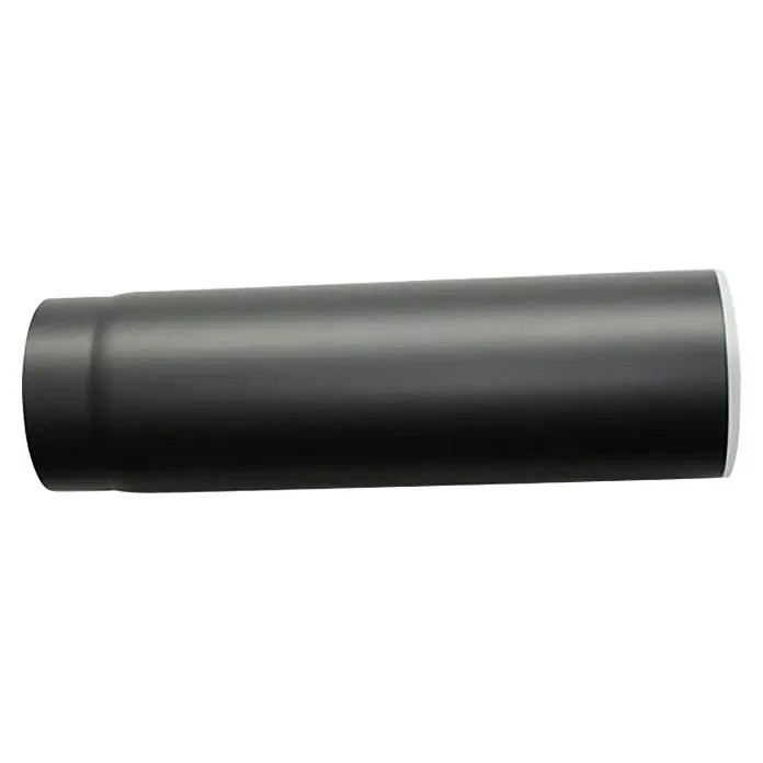 Bertrams Ofenrohr - Ø x L: 130 x 250 mm, Senotherm lackiert, Schwarz