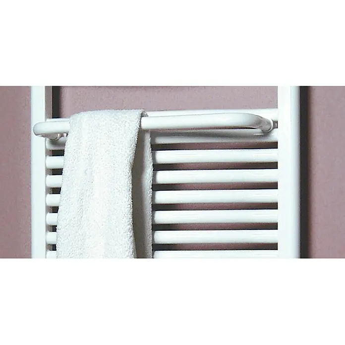 Badheizkörper-Handtuchstange - Breite: 50 cm, Weiß, Geeignet für: Badheizkörper Berlin/Kairo/Mannheim