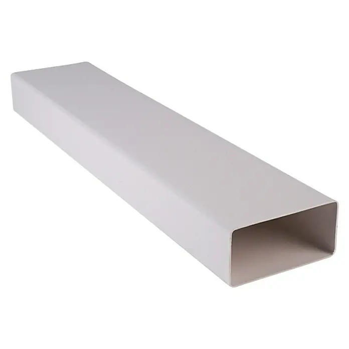 Air-Circle Plosnata ventilacijska cijev - 100 x 11,1 x 5,4 cm, Maksimalni protok zraka: 300 m³/h - Pogled s desne strane