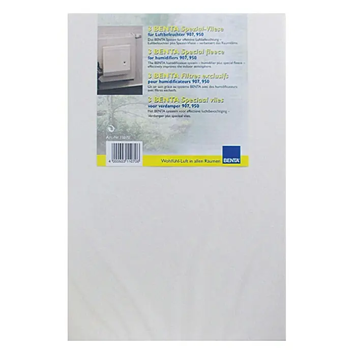 Hydratorvlies - Einsatzbereich: Luftbefeuchter, Geeignet für: Luftbefeuchter Nr. 90907, 3 Stk. - Vorderansicht