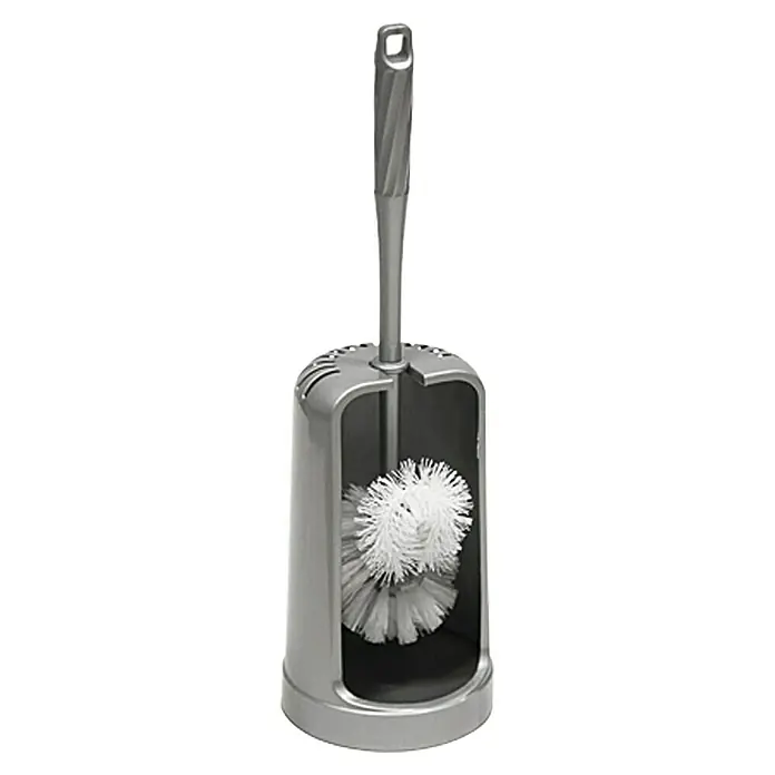 Poseidon WC-Bürstengarnitur Kuba Lux - Silber, Kunststoff