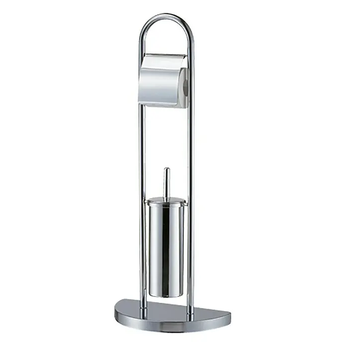Venus Stalak za WC četku i toaletni papir London - Visina: 82 cm, Krom