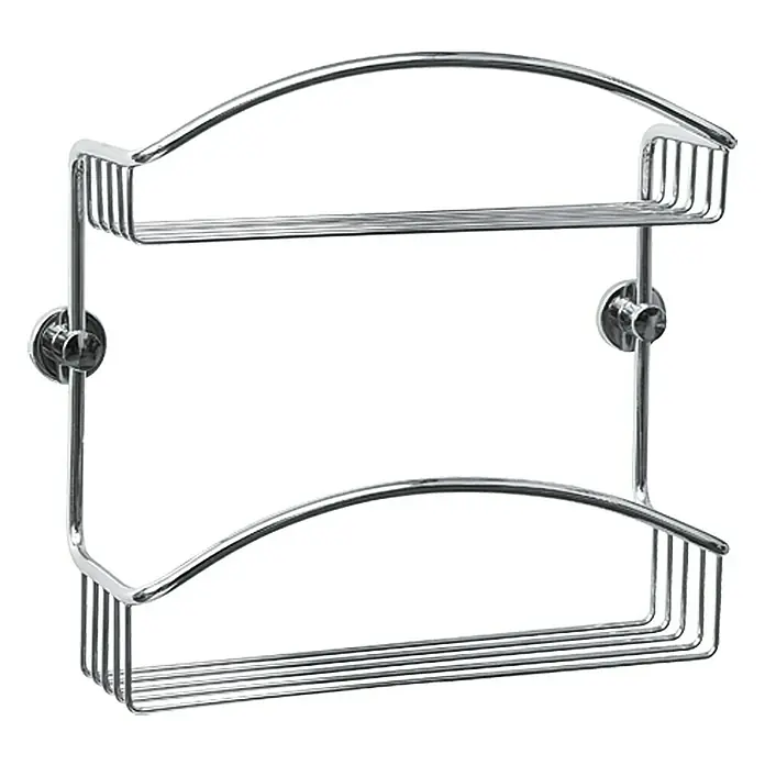 Tesa Kupaonska tuš polica DK230 - 33 x 11 x 28 cm, 2-katno, Krom