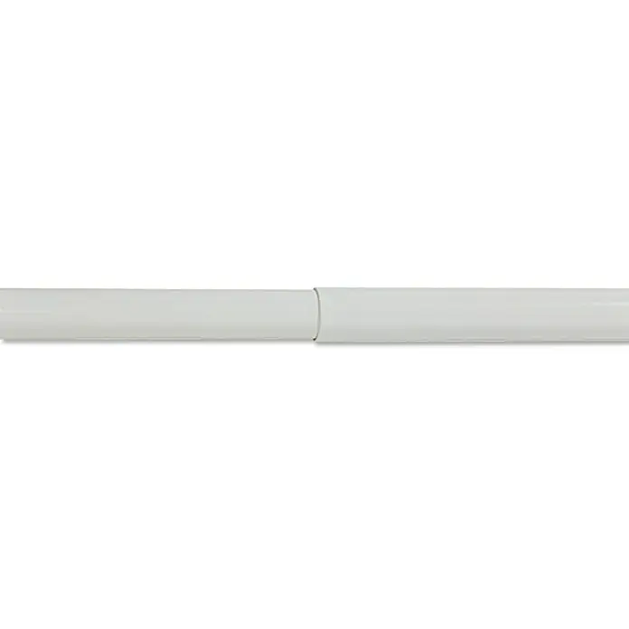 Venus Teleskopski nosač tuš zavjese - 70 cm - 115 cm, Promjer: 28 mm, Bijele boje