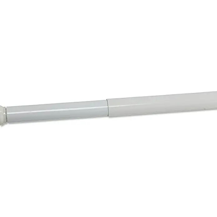 Venus Teleskopski nosač tuš zavjese - 110 cm - 245 cm, Promjer: 28 mm, Bijele boje