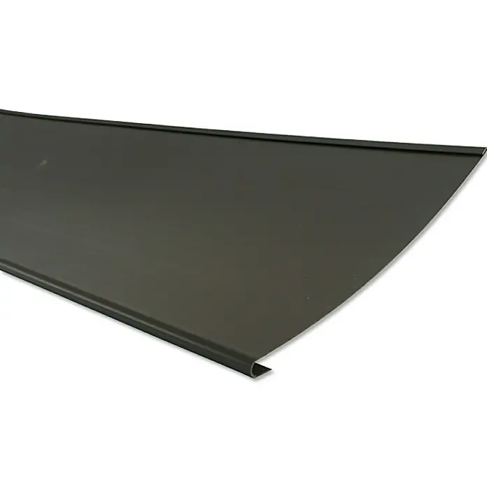 Marley Traufstreifen - Braun, Kunststoff, Länge: 200 cm - Vorderansicht