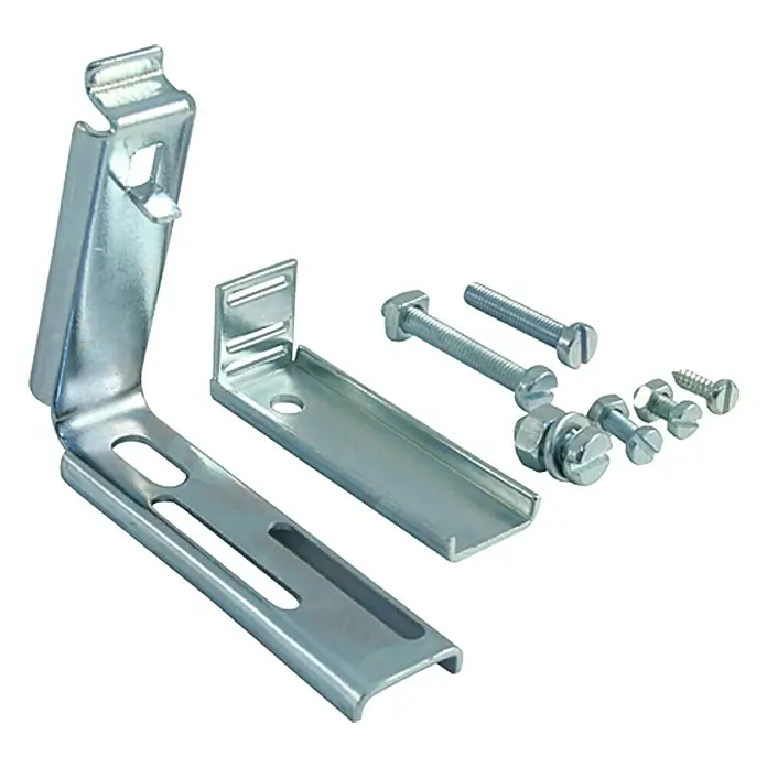 Marley Wellplattenhalter - 2 Stk., Metall - Linke Seitenansicht