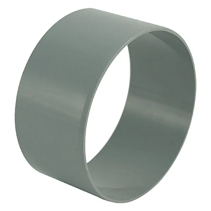 Marley Fallrohr-Bogenverbinder - Nennweite: 53 mm, Kunststoff, Grau - Rechte Seitenansicht