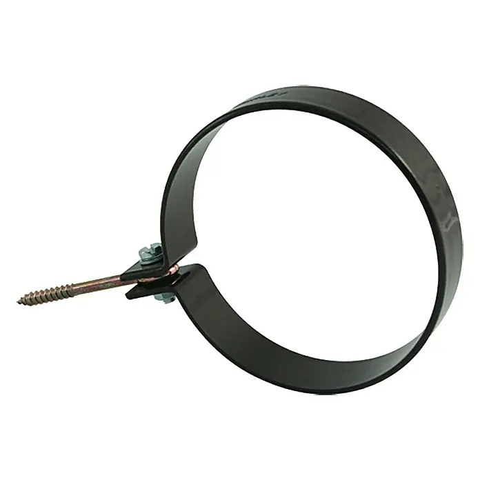 Marley Fallrohrschelle - Nennweite: 53 mm, Kunststoff, Braun - Rechte Seitenansicht