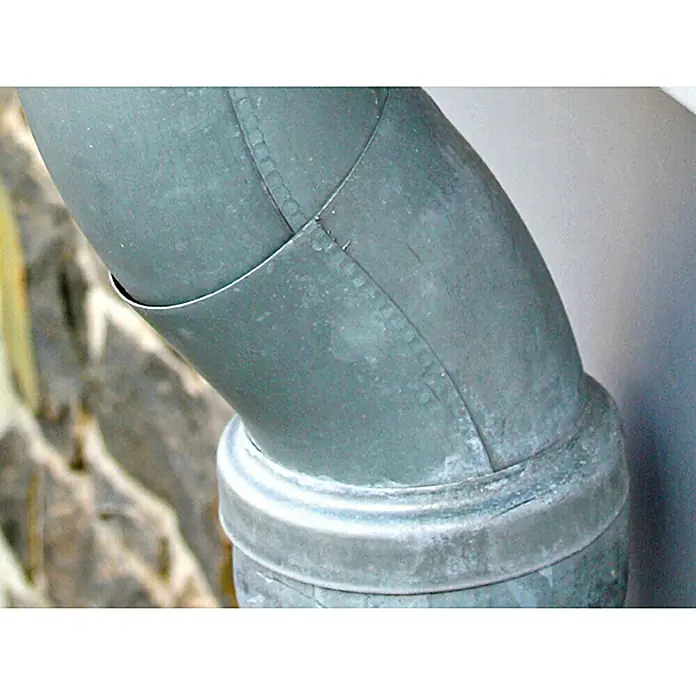 Sarei Standrohrkappe - Nennweite: 115/80 mm, Zink - Anwendungsbeispiel