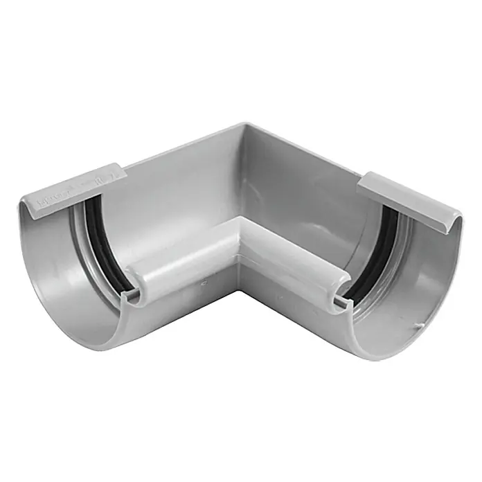 Marley Rinnenwinkel - Nennweite: 75 mm, Innenecke, Kunststoff, Grau