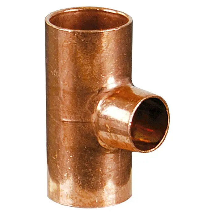 Kupfer-Reduzier-T-Stück 5130 - Durchmesser: 15 x 12 x 15 mm