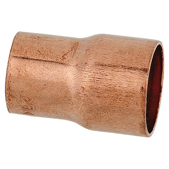 Kupfer-Reduzier-Muffe 5240 - Durchmesser: 28 x 22 mm - Vorderansicht