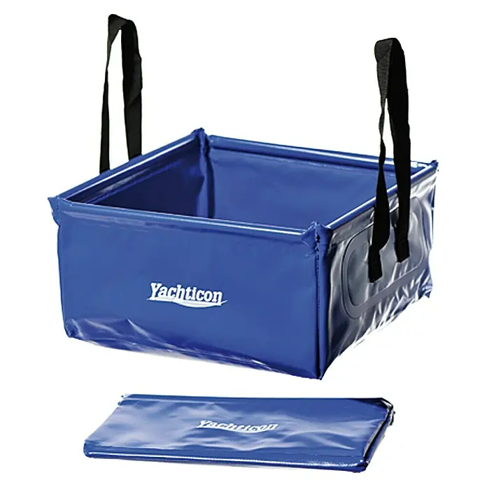 Yachticon Faltschüssel - L x B x H: 33 x 33 x 16,5 cm, Fassungsvermögen: 15 l