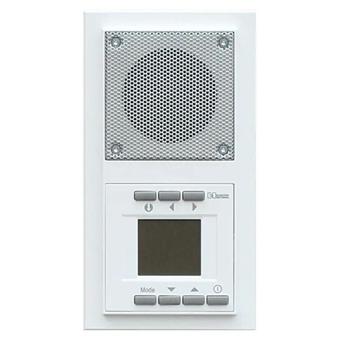 Voltomat ART Unterputz-Radio - Alpinweiß, 2-fach, Kunststoff