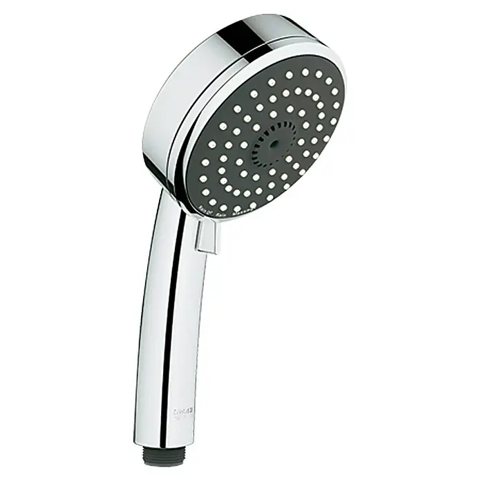 Grohe Ručna tuš slušalica Vitalio Comfort - Broj funkcija: 3 Kom., Promjer: 10 cm, Krom - Pogled sprijeda