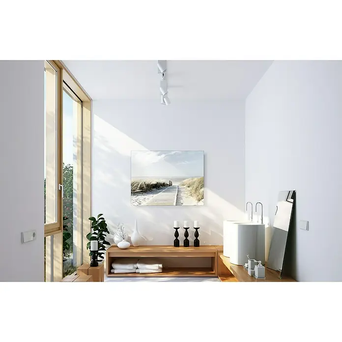 ProArt Young Living Leinwandbild Young Living - Seeblick III, B x H: 120 x 90 cm - Stimmungsaufnahme