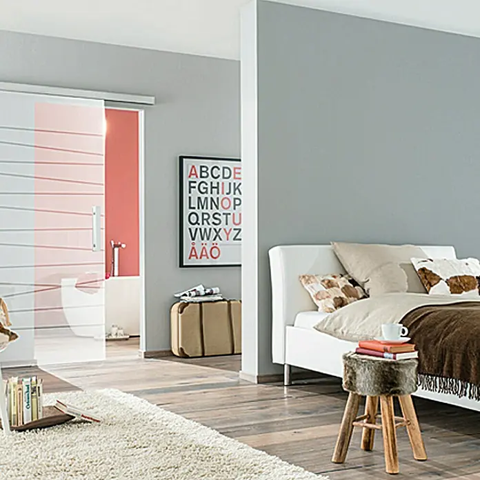 Diamond Doors Glasschiebetür Together - 935 x 2.058 mm, Einscheibensicherheitsglas (ESG)
