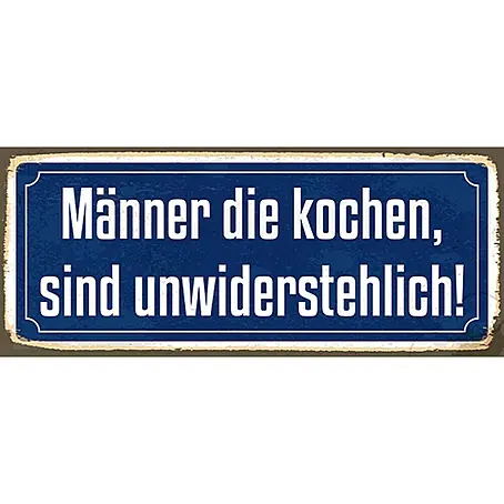Blechschild