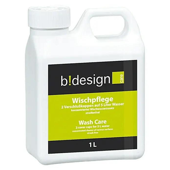 b!design Wischpflege - 1 l, Geeignet für: Vinylböden - Vorderansicht