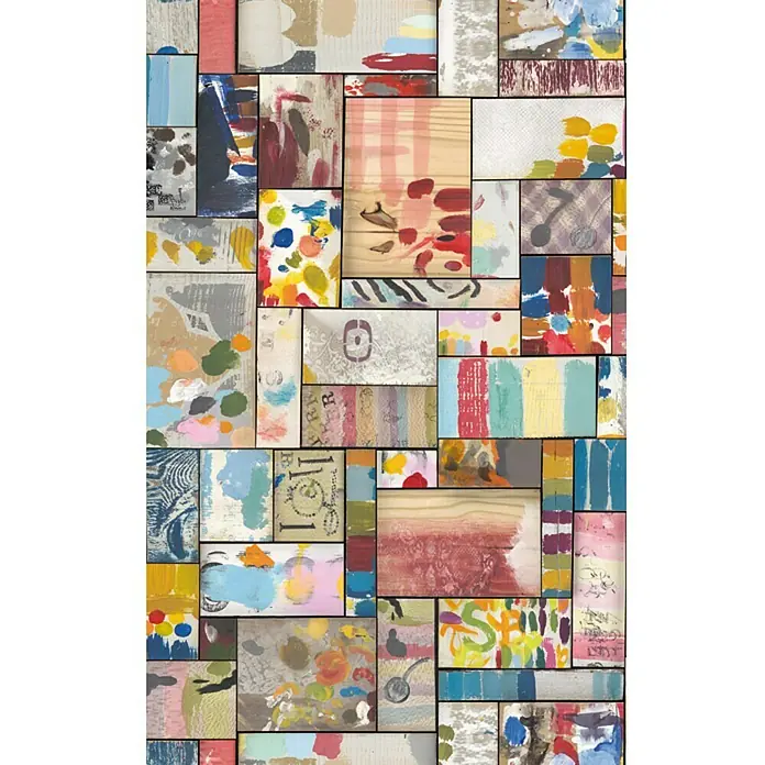 D-c-fix Patchwork-Klebefolie - 200 x 67,5 cm, Kentani, Bunt, Selbstklebend