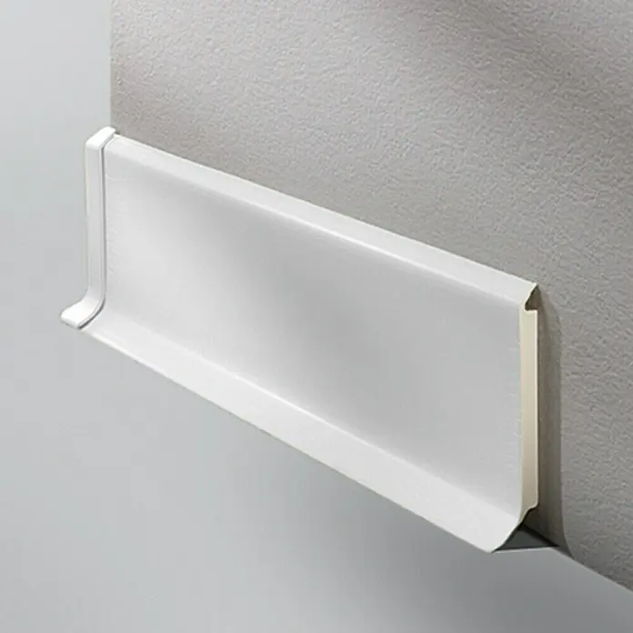 LOGOCLIC Podna lajsna od tvrde pjene HSL - Svijetlosive boje, 2,5 m x 14 mm x 60 mm - Detaljan prikaz