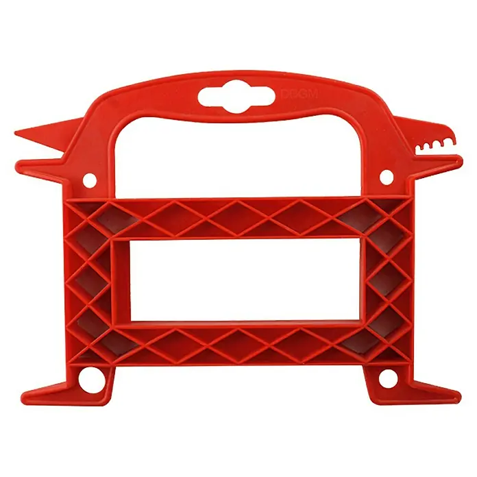 Soporte para cadena de luces - Rojo, Plástico - Vista frontal