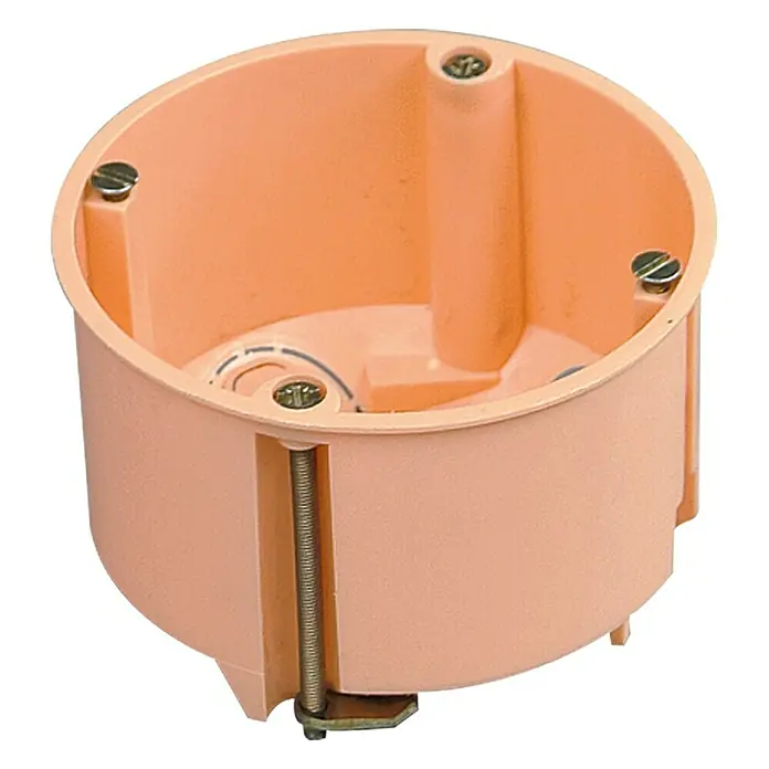 Hohlwanddose Normal - 47 x 68 mm, 1-fach, Orange, 25 Stk.