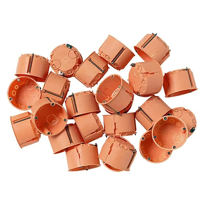 Hohlwanddose Normal - 47 x 68 mm, 1-fach, Orange, 25 Stk.