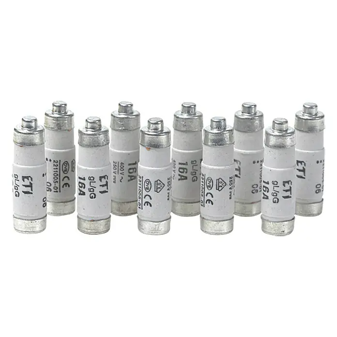 Neozed-Sicherung - 16 A, 400 V/AC, 250 V/DC, D01, E14, 10 Stk.