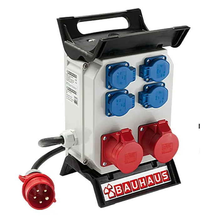 BAUHAUS Građevinski razdjelnik struje - 400 V, 6.400 W, IP44