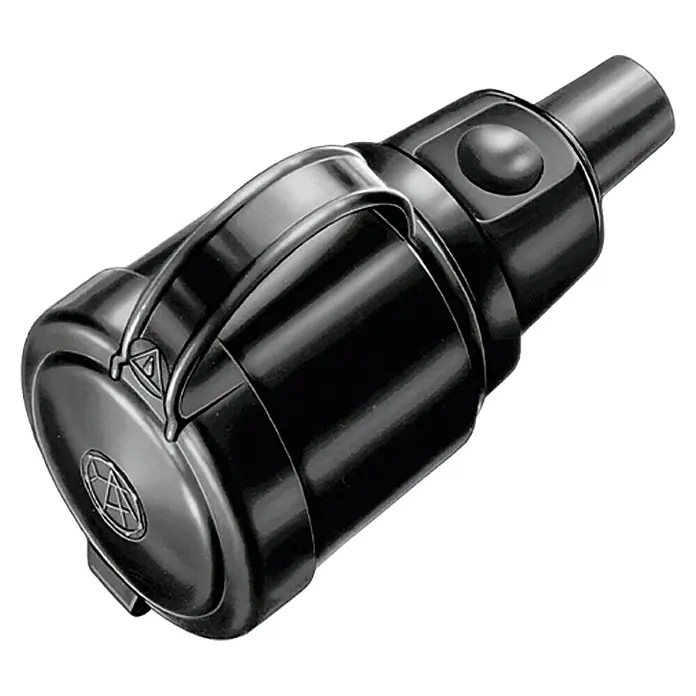 UniTEC Rubberen koppelcontactstop - Zwaar, 250 V, 16 A, IP44, Rood/Zwart