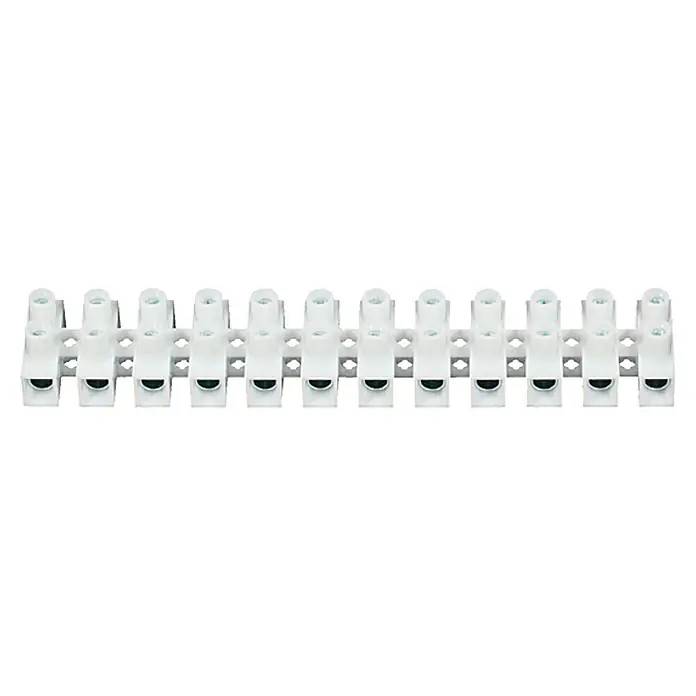 Blockklemme - 6 mm², 12-polig - Vorderansicht