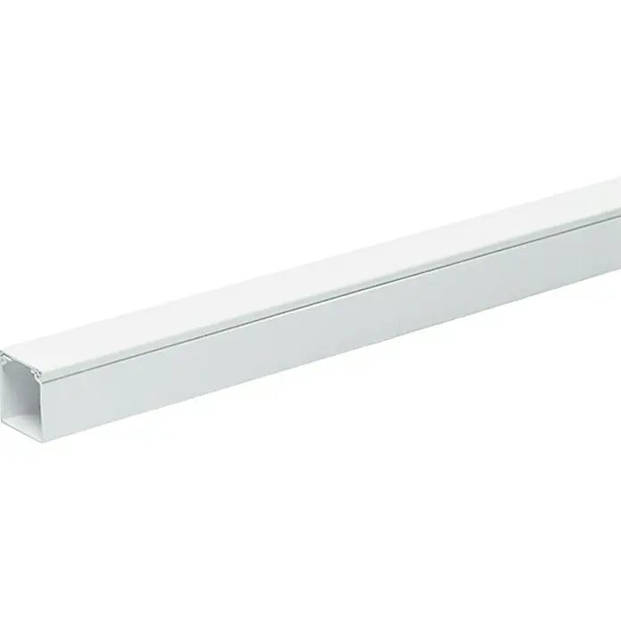 Kabelski kanal - 2 m x 15 mm x 15 mm, Bijele boje