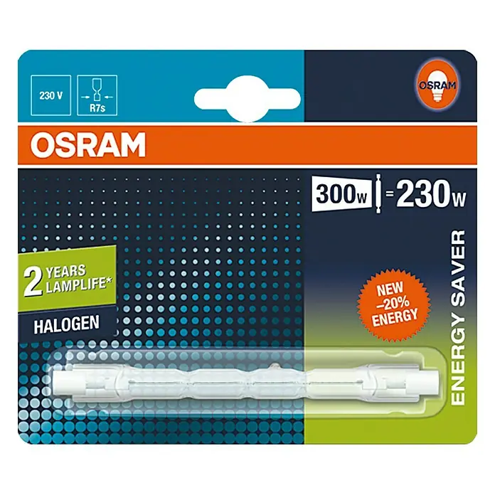Osram Halogena žarulja - 230 W, Topla bijela, Duljina: 114 mm
