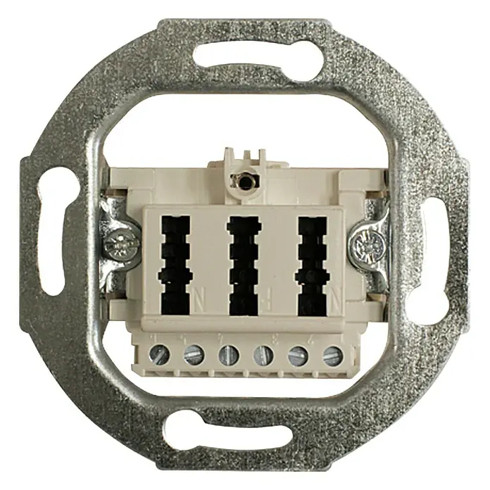 Voltomat MIKRO TAE-Dosen-Einsatz - 3x6 NFN - Vorderansicht