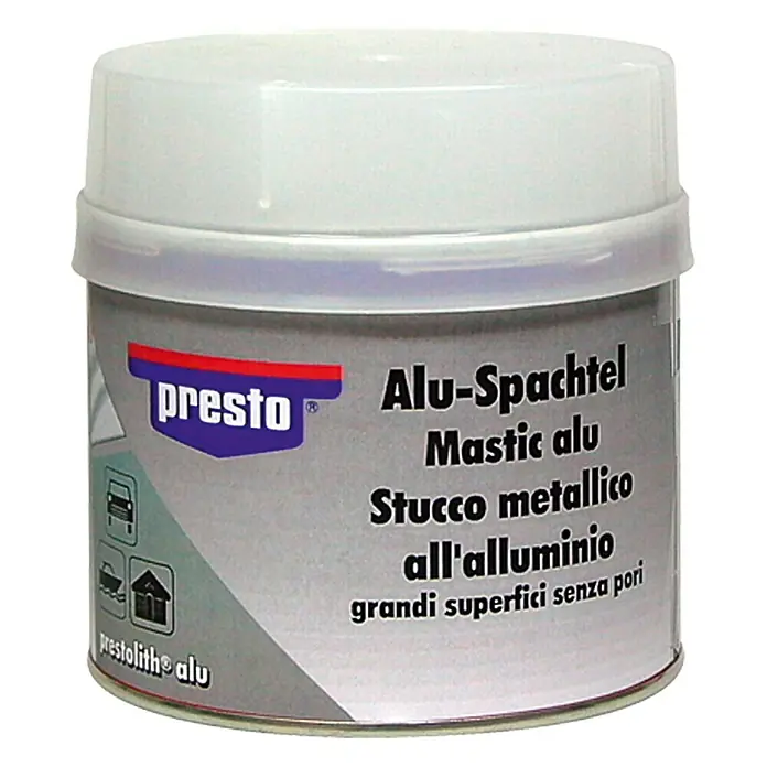 Presto Aluminiumplamuur - 250 g - Vooraanzicht