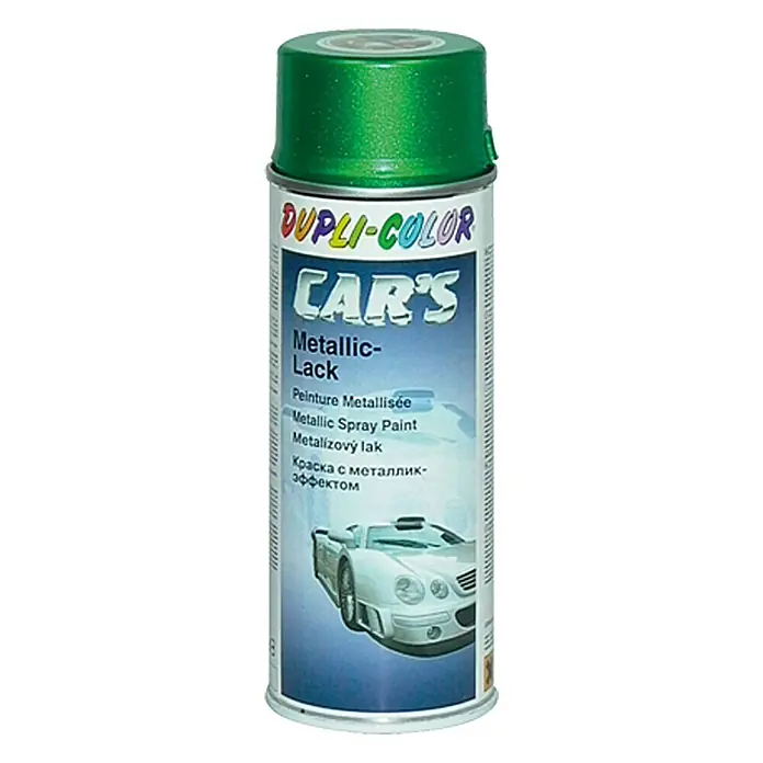 Dupli-Color Car's Metallic-Lackspray - Lindgrün, 400 ml, Glänzend, Schnelltrocknend - Vorderansicht