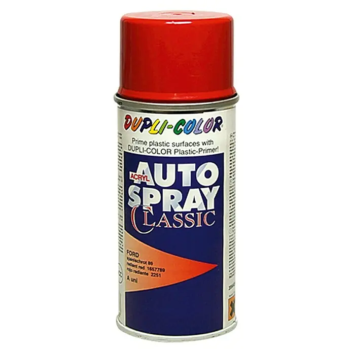 Dupli-Color Acryl-Autospray Classic - Ford, Spanischrot, 150 ml - Vorderansicht