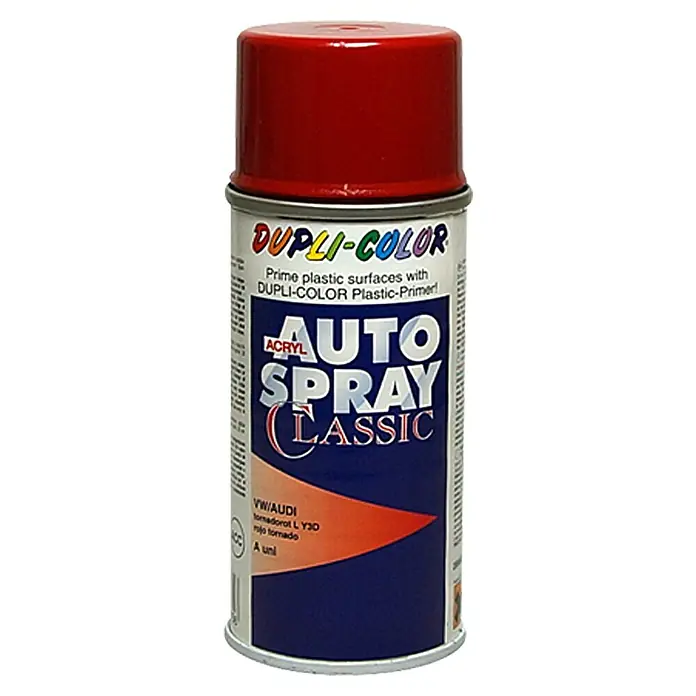 Dupli-Color Acryl-Autospray Classic - Audi/VW, Tornadorot, 150 ml - Vorderansicht