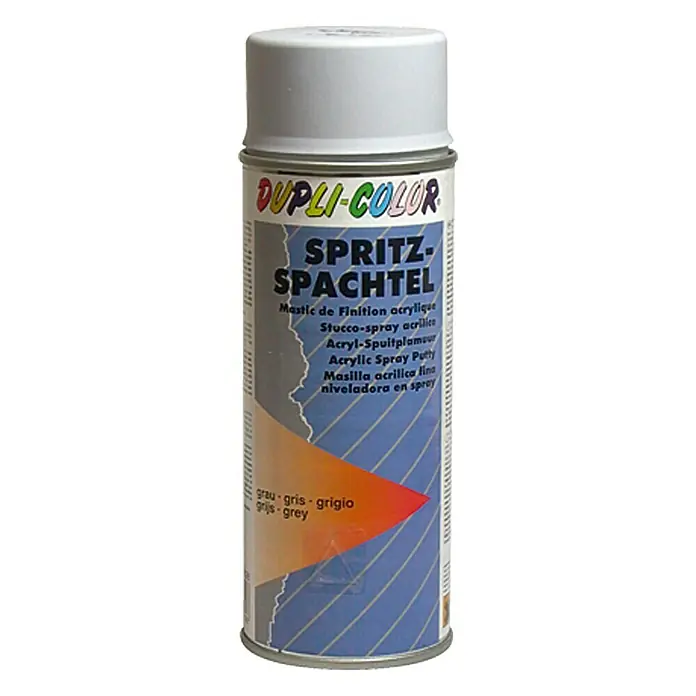 Dupli-Color Acryl-Spritzspachtel - Grau, 400 ml, Schnelltrocknend - Vorderansicht