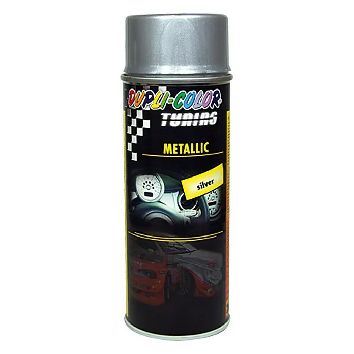 Dupli-Color Tuning Metallic-Lackspray - Silber, Seidenmatt, 400 ml - Vorderansicht