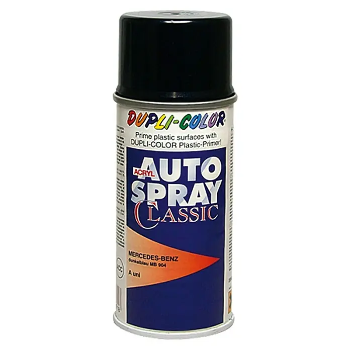 Dupli-Color Acryl-Autospray Classic - Mercedes Benz, Dunkelblau, 150 ml - Vorderansicht
