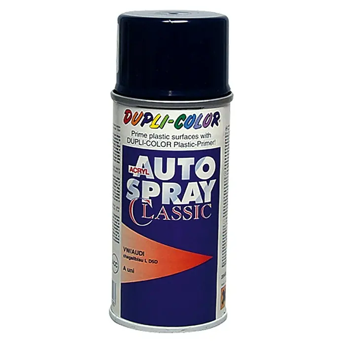 Dupli-Color Acryl-Autospray Classic - Audi/VW, Chagallblau, 150 ml - Vorderansicht