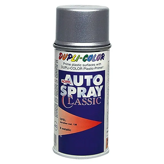 Dupli-Color Acryl-Autospray Classic - Opel, Starsilber Metallic, 150 ml - Vorderansicht