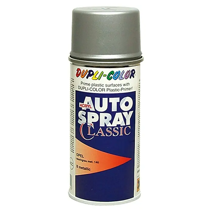 Dupli-Color Acryl-Autospray Classic - Opel, Rauchgrau Metallic, 150 ml - Vorderansicht