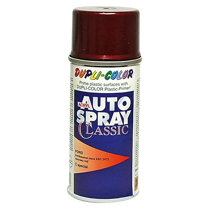Dupli-Color Acryl-Autospray Classic - Ford, Bordeauxrot Mica, 150 ml - Vorderansicht