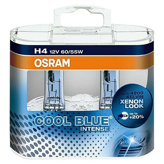 Osram Kit de luces para faro halógenas Cool Blue Intense - H4, 2 ud.